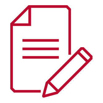 Icon of paper and pen