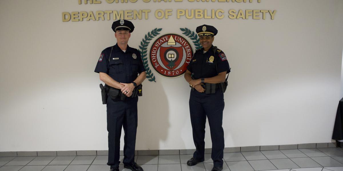Chief Spears-McNatt and Officer Manley