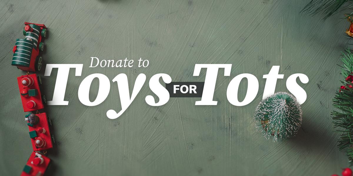 Toys for Tots banner