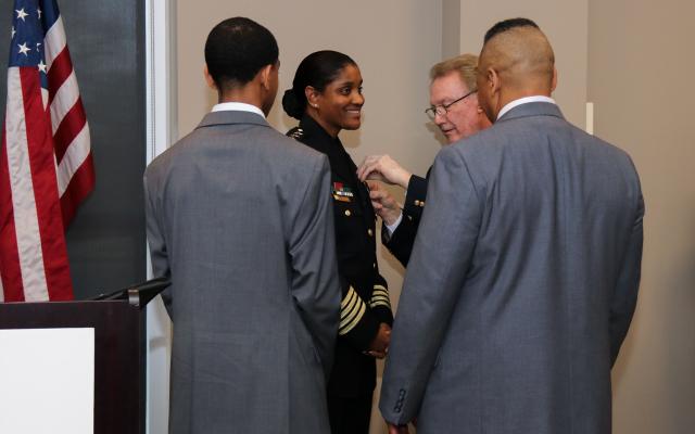 Deputy Chief Spears-McNatt attends her pinning ceremony