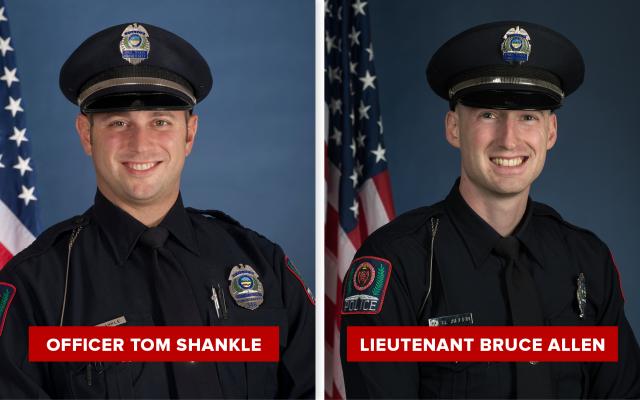 OSU Police Officer Tom Shankle and Lieutenant Bruce Allen
