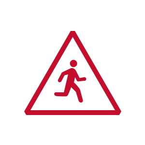 Person running icon