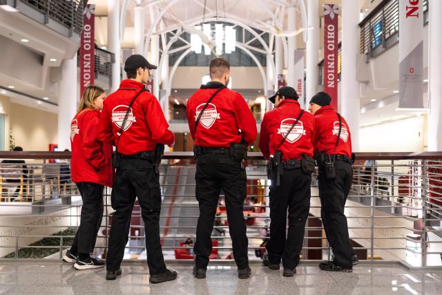 Student security officers in the Ohio Union