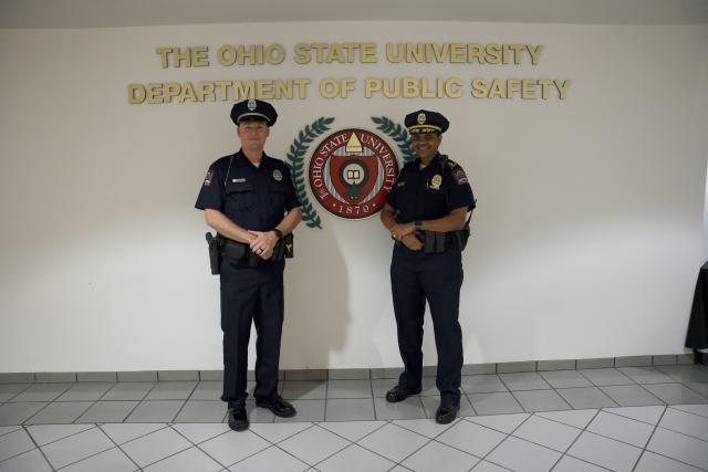 Chief Spears-McNatt and Officer Manley