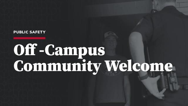 Off-Campus Community Welcome