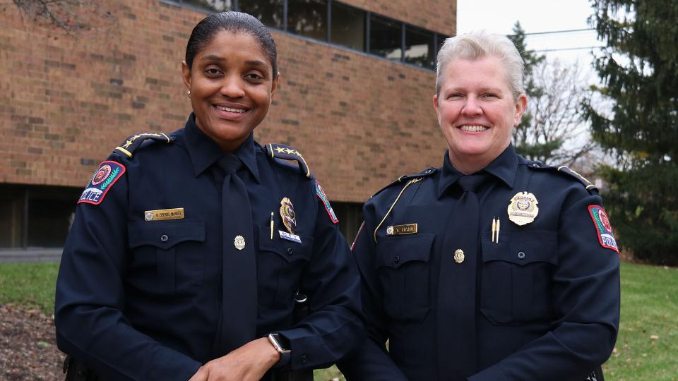 Chief Spears-McNatt and Deputy Chief Hahn