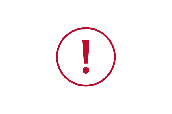 Icon with an exclamation point