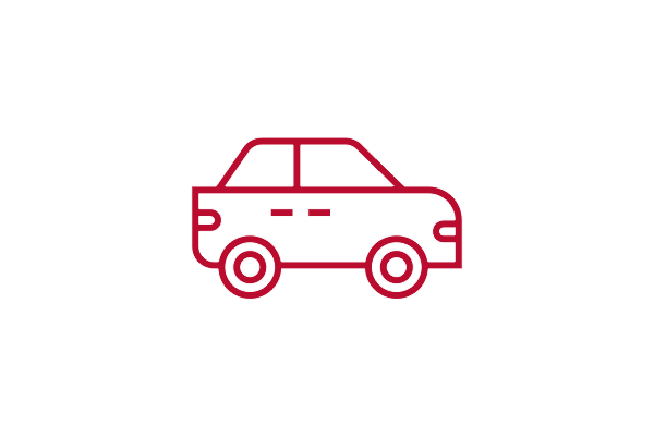 Icon of a car