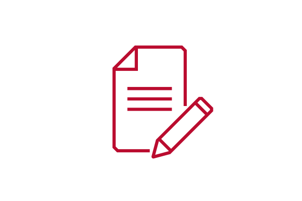 Icon of paper and pen