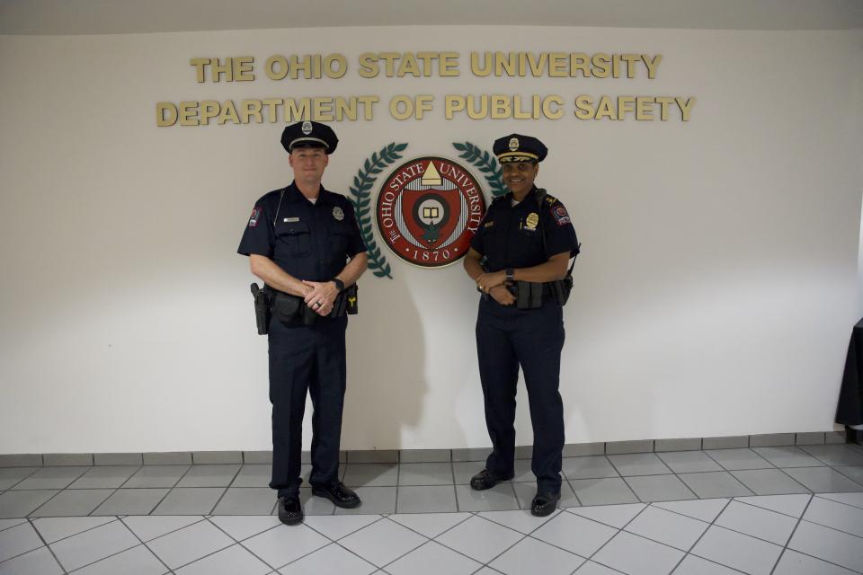 Chief Spears-McNatt and Officer Manley