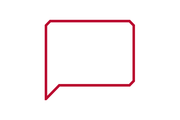 Icon of a chat bubble