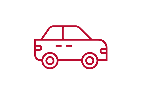 Icon of a car
