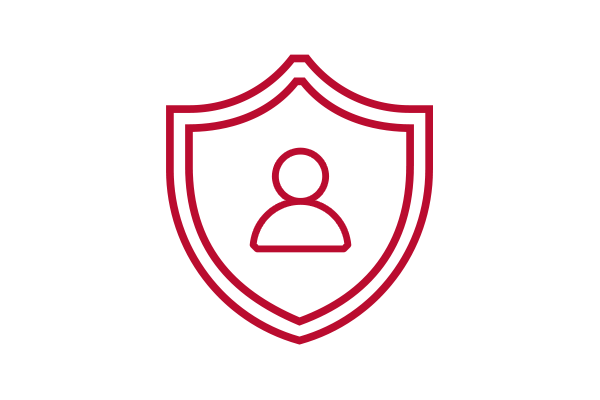 Icon of a shied