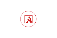 Figure sheltering icon