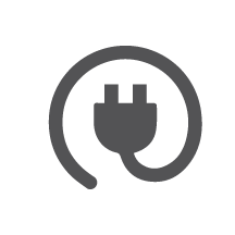 icon image of an electrical plug
