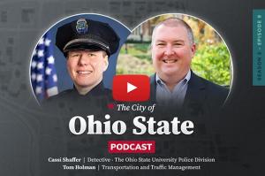 Listen to the podcast - photos of shaffer and holman